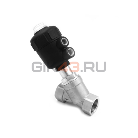 Угловой отсечной клапан JF100-63PL-1-25-WH-SS304
