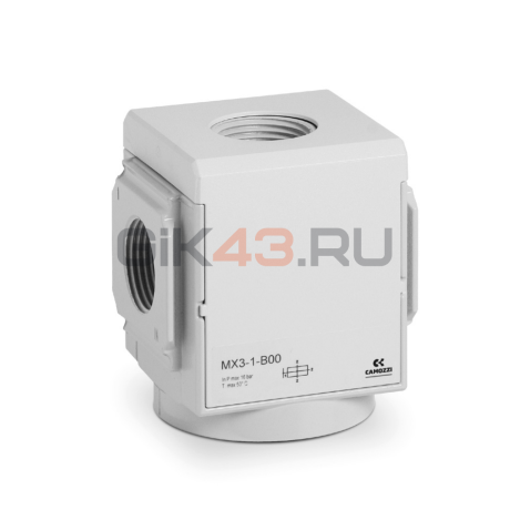 Коллектор с обратным клапаном MX3-1-B01 Коллектор с обратным клапаном MX3-1-B01