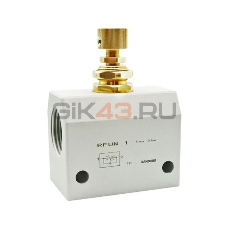 Пневмодроссель с обратным клапаном RFUN 1 Пневмодроссель с обратным клапаном RFUN 1