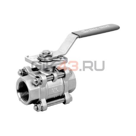 Трёхсоставной шаровой кран V3MH-316-PP-065V