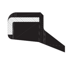 Грязесъемник армированный DRS 10-20-5/8 NBR