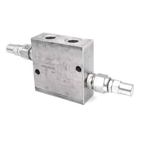 Клапан предохранительный DPRL 350220C (40-210бар) двухлинейный
