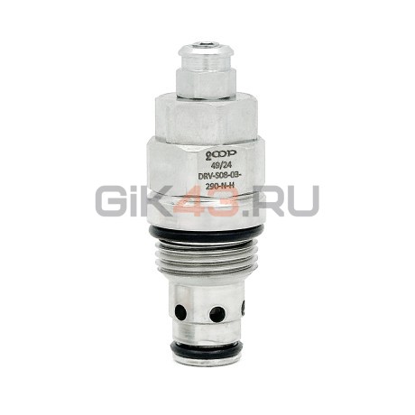 Клапан предохранительный DRV-S08-03-290-N-H (3/4-16 UNF, 100-290 бар)