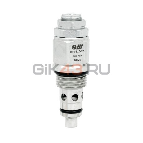 Клапан предохранительный DRV-S10-02-240-N-H (7/8-14 UNF, 15,86мм, 10-240 бар) Клапан предохранительный DRV-S10-02-240-N-H (7/8-14 UNF, 15,86мм, 10-240 бар)