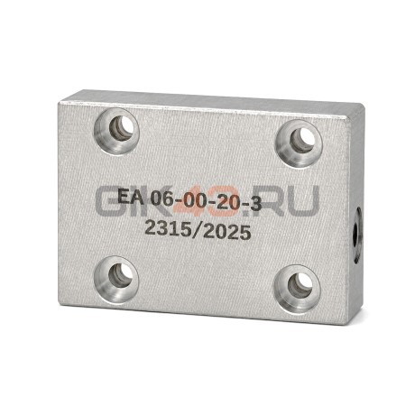 Заглушка EA 06-00-20-3 на плиту Cetop-3 (P-B, T-A)
