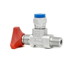 Кран манометра EM001N BSP 1/4' угловой