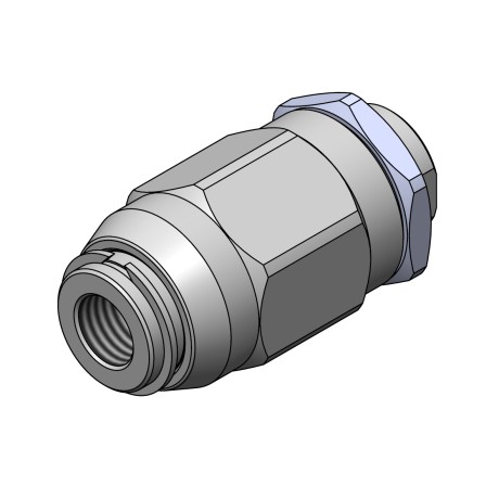 Дроссель с обратным клапаном FCV-1-90° 3/8''  21E02B0130030