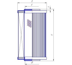 Фильтроэлемент Filu HYD 25-150/160