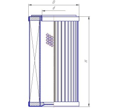 Фильтроэлемент Filu HYD 30-90/100М