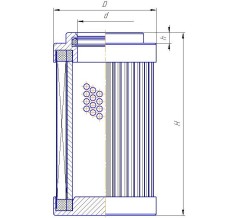 Фильтроэлемент Eppensteiner 2360 H10SLA00-OP давление 165 БАР