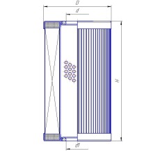 Фильтроэлемент Wix CFSD650C25A