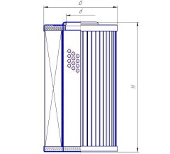 Фильтроэлемент Hydac 0160D005BH4HC