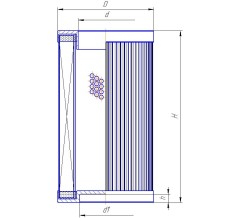 Фильтроэлемент Mahle Pi4145SMX25