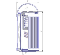 Фильтроэлемент MP Filtri MF1002M25NB