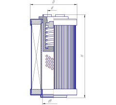 Фильтроэлемент MP Filtri MF1002M60NB