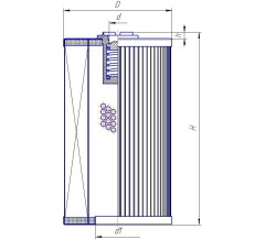 Фильтроэлемент ОМТ CR111R25R