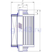 Фильтроэлемент Filu HYD 25-90/250 с адаптером