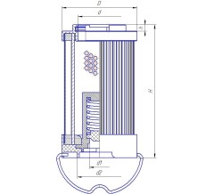 Фильтроэлемент Hydac 0240R005BN4HC