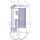 Фильтроэлемент Hydac 0240R050BW