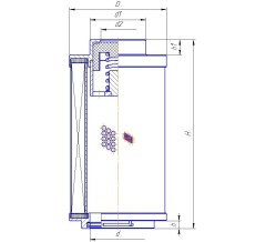 Фильтроэлемент Hydac 1700R003BN4HC