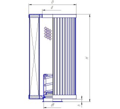 Фильтроэлемент MF 1802P10NB (99х28/41х426) R145C10B