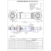 Гидроцилиндр ЦГ 180.125x1400.11