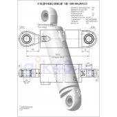 Гидроцилиндр ЦГ 180.80x500.11
