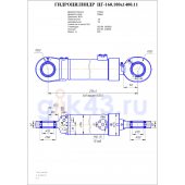 Гидроцилиндр ЦГ 160.100x1400.11