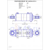 Гидроцилиндр ЦГ 160.90x1225.11