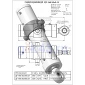 Гидроцилиндр ЦГ 160.80x560.31