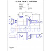 Гидроцилиндр ЦГ 160.80x200.19