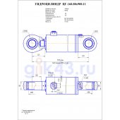 Гидроцилиндр ЦГ 160.80x900.11