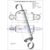 Гидроцилиндр ЦГ 160.80x435.11