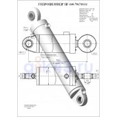 Гидроцилиндр ЦГ 160.70x710.11