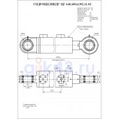Гидроцилиндр ЦГ 140.100x1392.11-02