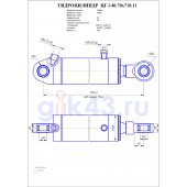 Гидроцилиндр ЦГ 140.70x710.11