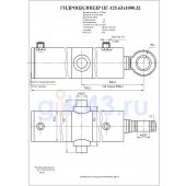 Гидроцилиндр ЦГ 125.63x1000.32
