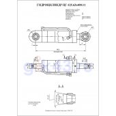 Гидроцилиндр ЦГ 125.63x400.11
