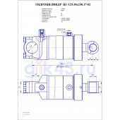 Гидроцилиндр ЦГ 125.50x250.17-02