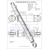 Гидроцилиндр ЦГ 110.70x900.11