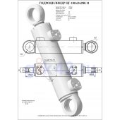 Гидроцилиндр ЦГ 100.63x280.11