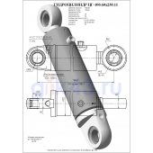 Гидроцилиндр ЦГ 100.60x250.11
