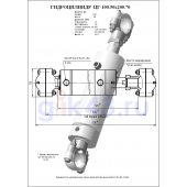 Гидроцилиндр ЦГ 100.50x200.70