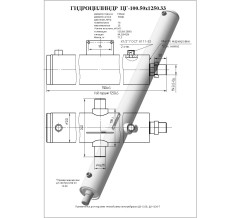 Гидроцилиндр ЦГ 100.50x1250.33