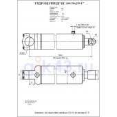 Гидроцилиндр ЦГ-100.50*250.17