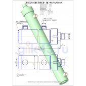 Гидроцилиндр ЦГ 80.56x560.83