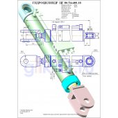 Гидроцилиндр ЦГ 80.56x400.18