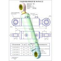 Гидроцилиндр ЦГ-80.50*250.22