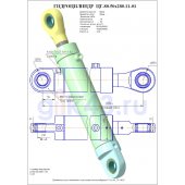 Гидроцилиндр ЦГ-80.50*280.11-01