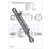 Гидроцилиндр ЦГ 60.40x305.11-01